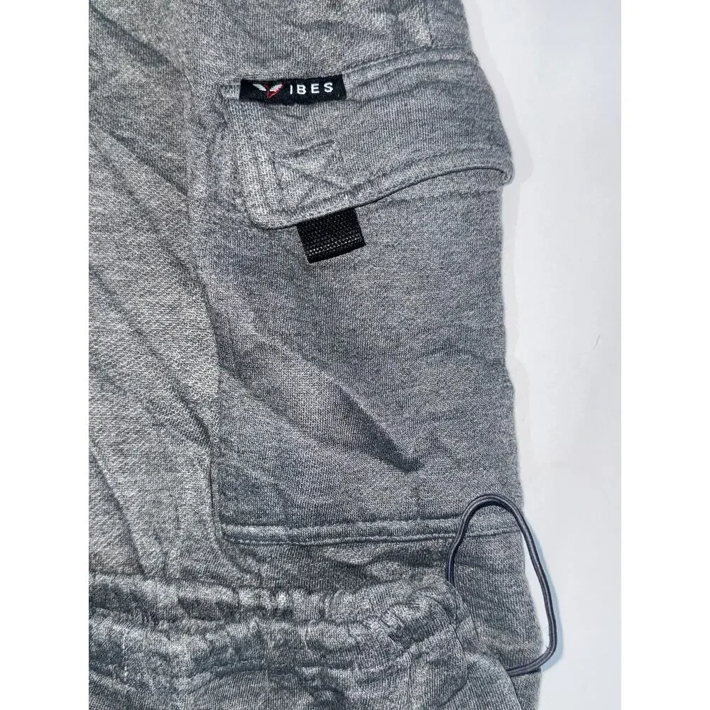 Y2K Vibes Jogging Pants Thick Gray Size XL 100% Acrylic